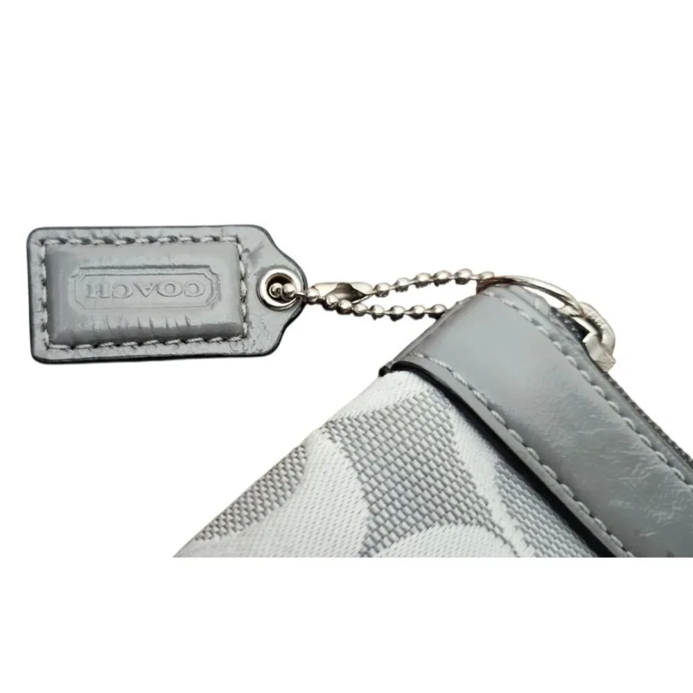 Coach signature wristlet